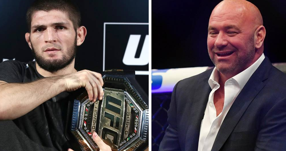 Khabib reveals Dana White’s plans for the UFC lightweight title after Islam Makhachev’s UFC Vegas 49 win