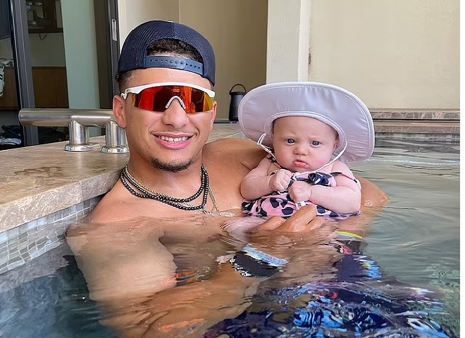 Sterling Skye Enjoys Pool Time in Hawaii Ahead of Brittany Matthews and Patrick Mahomes' Wedding