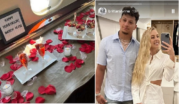 Brittany Matthews shares pics from her honeymoon with Patrick Mahomes