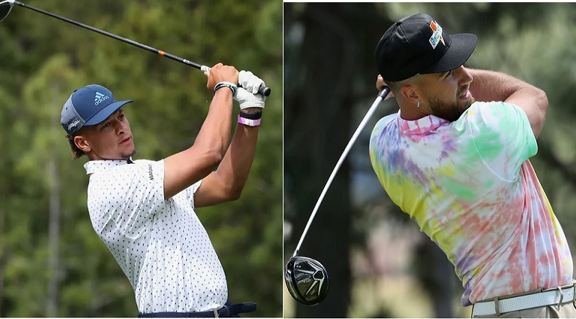 Kansas City Chiefs quarterback Patrick Mahomes and tight end Travis Kelce are back on the golf course this week