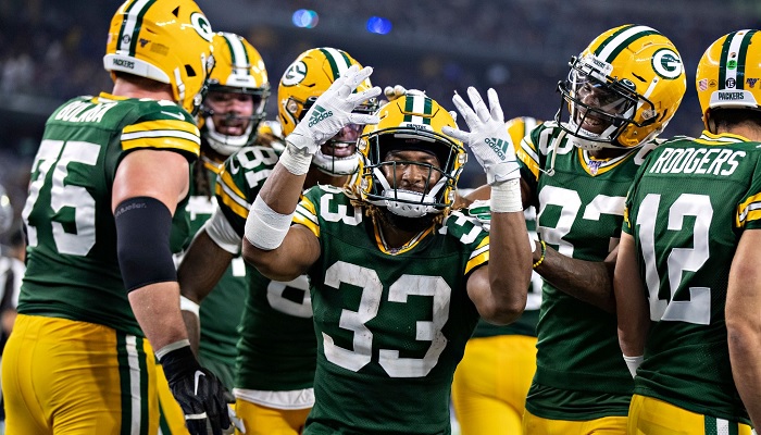 Packers RB delivers cheeky response after NFL RB rankings snub
